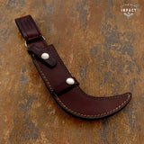 IMPACT CUTLERY RARE COMMANDO CORVO CHILENO KNIFE DOUBE EDGED WENGE WOOD HANDLE