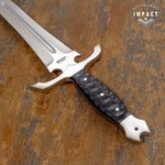 IMPACT CUTLERY RARE CUSTOM FULL TANG SWORD FULLER DAGGER KNIFE EXOTIC WOOD