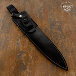 IMPACT CUTLERY RARE CUSTOM FULL TANG SWORD FULLER DAGGER KNIFE EXOTIC WOOD