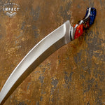IMPACT CUTLERY RARE CUSTOM D2 STEEL FULL TANG DAGGER KNIFE