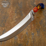 IMPACT CUTLERY RARE CUSTOM D2 STEEL FULL TANG DAGGER KNIFE