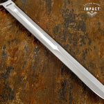 IMPACT CUTLERY RARE CUSTOM FULL TANG SHORT SWORD FULLER DAGGER KNIFE MICARTA
