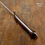 IMPACT CUTLERY RARE CUSTOM FULL TANG SHORT SWORD FULLER DAGGER KNIFE MICARTA