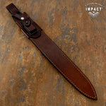 IMPACT CUTLERY RARE CUSTOM FULL TANG SHORT SWORD FULLER DAGGER KNIFE MICARTA