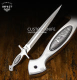 IMPACT CUTLERY UK RARE CUSTOM FULL TANG DAGGER KNIFE