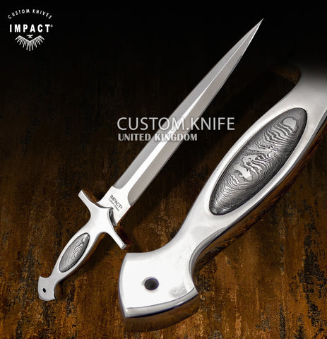 IMPACT CUTLERY UK RARE CUSTOM FULL TANG DAGGER KNIFE