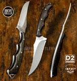 'The Shadow Hunter' Custom Trailing Point Skinning Hunting Knife UK Knife store