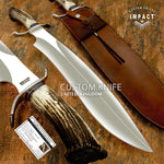 Buy UK Handmade Knife, UK Custom Knife, UK Hand made Knife, Hunting Knife, Dagger, Sword, Pocket Knife, Folding Knife, Chef Knife, Tracker, Survival knife, Bespoke, Kitchen Knife, Cleaver Knife, Bush craft, Axes, Hatchets, Matchets, Hand Forged Damascus, Bull Horn, Crown Antler Bowie, Sasquatch Bowie, Randal Knife