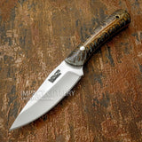 The Pinecone Hunter is a distinctive handcrafted knife that blends natural materials with practical field performance.