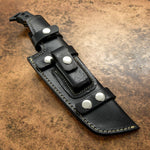UK Custom Knife leather Sheath Tracker