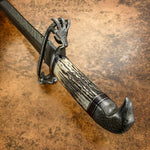 IMPACT CUTLERY RARE CUSTOM DAMASCUS DAGGER KNIFE STAG ANTLER