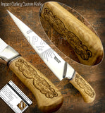 UK Custom Art Knife, Engraved, Engraving