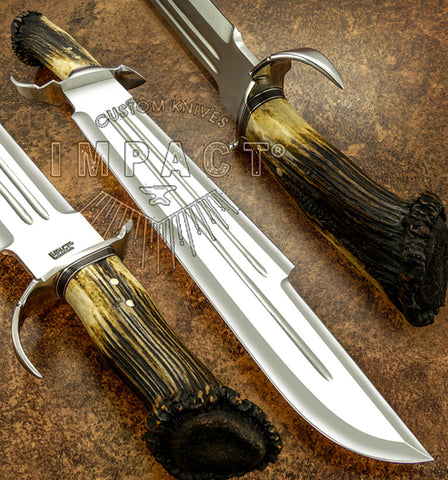 Buy UK Handmade Knife, UK Custom Knife, Hunting Knife, Dagger, Sword, Pocket Knife, Folding Knife, Chef Knife, Tracker, Survival knife, Bespoke, Kitchen Knife, Cleaver Knife, Bush craft, Axes, Hatchets, Matchets, Hand Forged Damascus, CROWN ANTLER BOWIE