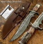 UK Custom damascus Knife