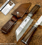 Buy UK Custom chef knife, Kitchen knife, Cleaver, Wood Handle