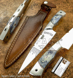 Buy UK Custom chef knife, Kitchen knife, Cleaver, Fossilized Bone