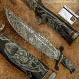 UK CUSTOM SCRIMSHAW KNIFE