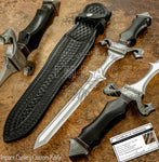 IMPACT CUTLERY RARE CUSTOM D2 TOOL STEEL KNIFE DAGGER KNIFE