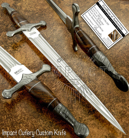 IMPACT CUTLERY RARE CUSTOM D2 MASSIVE FULLER SWORD