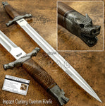 IMPACT CUTLERY RARE CUSTOM D2 MASSIVE ART DAGGER SWORD