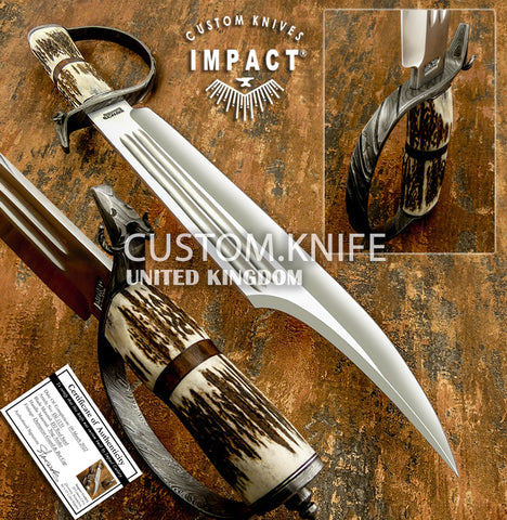 IMPACT CUSTOM ART BOWIE KNIFE