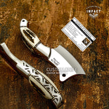 Buy UK Handmade Knife, UK Custom Knife, UK Hand made Knife, Hunting Knife, Dagger, Sword, Pocket Knife, Folding Knife, Chef Knife, Tracker, Survival knife, Bespoke, Kitchen Knife, Cleaver Knife, Bush craft, Axes, Hatchets, Matchets, Stag Bowie, Antler,Khukri, Kukri, Miniature Knife