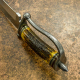 Buy UK Custom knife, Antiquated Stag Antler
