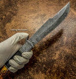 Buy UK Custom Damascus Knife, UK Folding Knife, UK Pocket Knife, UK Lock Back Knife