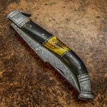 Buy UK Custom Damascus Knife, UK Folding Knife, UK Pocket Knife, UK Lock Back Knife