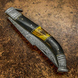 Buy UK Custom Damascus Knife, UK Folding Knife, UK Pocket Knife, UK Lock Back Knife