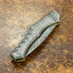 UK CUSTOM DAMASCUS KNIFE, UK CUSTOM FOLDING KNIFE, POCKET KNIFE