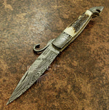 UK Folding Knife, UK Custom Folding Knife, UK Lock Knife, Stag Antler