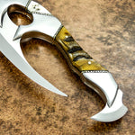 IMPACT CUTLERY RARE CUSTOM D2 TOMAHAWK AXE HATCHET KNIFE