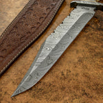 UK Damascus Predator Knife