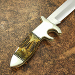 Buy UK CUSTOM FOLDING KNIFE, POCKET KNIFE, LOCK BACK, Stag Antler