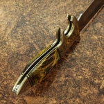 Buy UK CUSTOM FOLDING KNIFE, POCKET KNIFE, LOCK BACK, Stag Antler