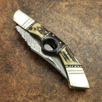 UK Folding Knife, UK Custom Folding Knife, UK Lock Back Knife, Stag Antler
