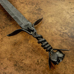IMPACT CUTLERY CUSTOM ART DAMASCUS DAGGER