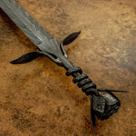 IMPACT CUTLERY CUSTOM ART DAMASCUS DAGGER