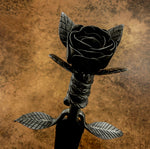 UK Custom Art Dagger, UK Custom Damascus Dagger, Full Integral Forged Damascus, Hand Forged Damascus UK