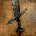 IMPACT CUTLERY CUSTOM ART DAMASCUS DAGGER