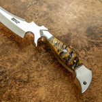 Uk custom shark knife, Ram Horn