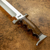 Buy UK Custom Bowie knife, Burl Wood
