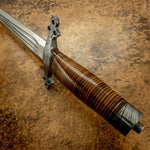 UK Custom Claymore Sword, leather handle