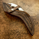 UK Custom Leather Sheath, UK Custom Karambit Leather Sheath