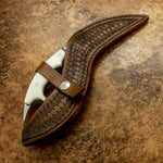 UK Custom Leather Sheath, UK Custom Karambit Leather Sheath