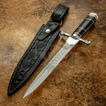 IMPACT CUTLERY RARE CUSTOM D2 DAGGER KNIFE