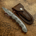 Buy UK Custom Damascus Knife, UK Folding Knife, UK Pocket Knife, UK Lock Back Knife