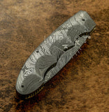 Buy UK Custom Damascus Knife, UK Folding Knife, UK Pocket Knife, UK Lock Back Knife