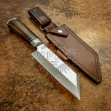Buy UK Custom chef knife, Kitchen knife, Cleaver, Wood Handle